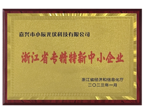 浙江省专精特新中小企业