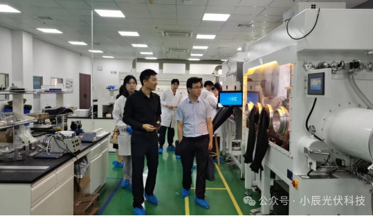 秀洲区科创人才集团董春福董事长一行走访小辰光伏科技
